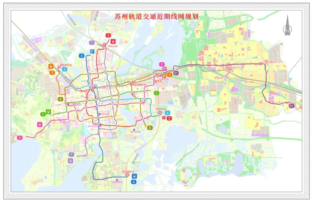 蘇州地鐵線路圖全新概覽