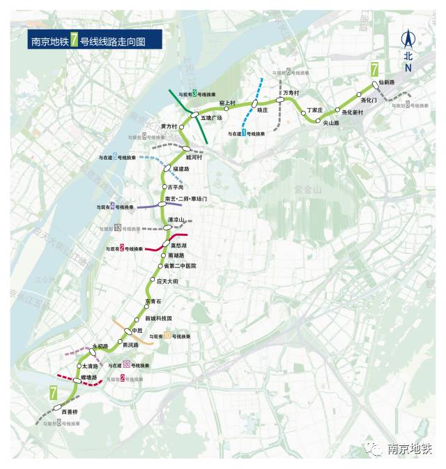 南京地鐵7號線最新線路圖全面解析