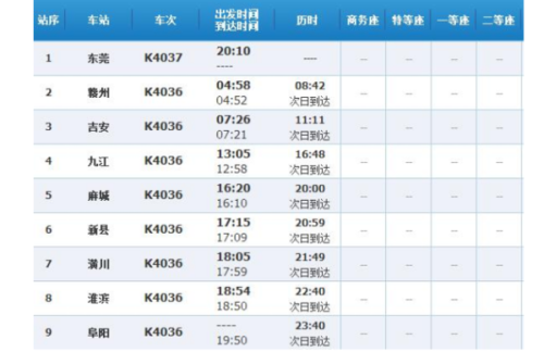 Z150次列車時刻表最新詳解