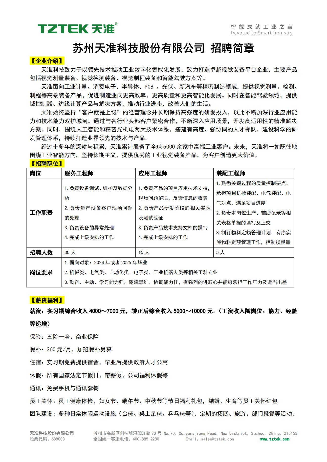 無(wú)錫蘆森科技招聘啟事發(fā)布