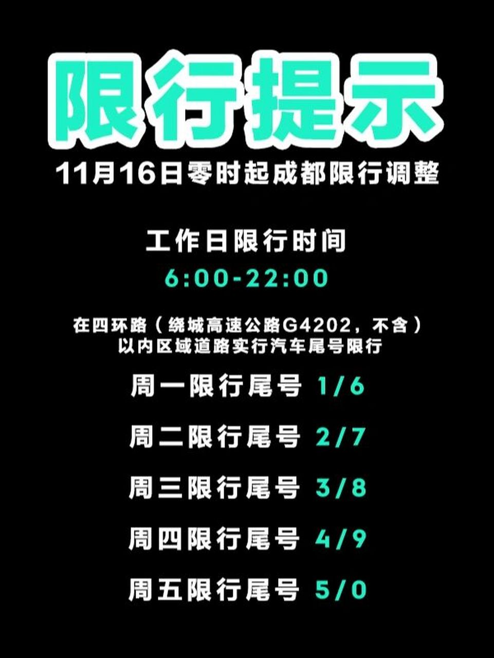 成都最新車輛限行規(guī)定，應(yīng)對(duì)交通擁堵，倡導(dǎo)綠色出行