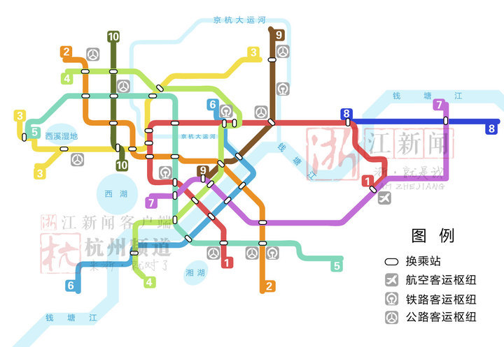 杭州地鐵最新規(guī)劃圖，塑造未來(lái)城市交通新篇章